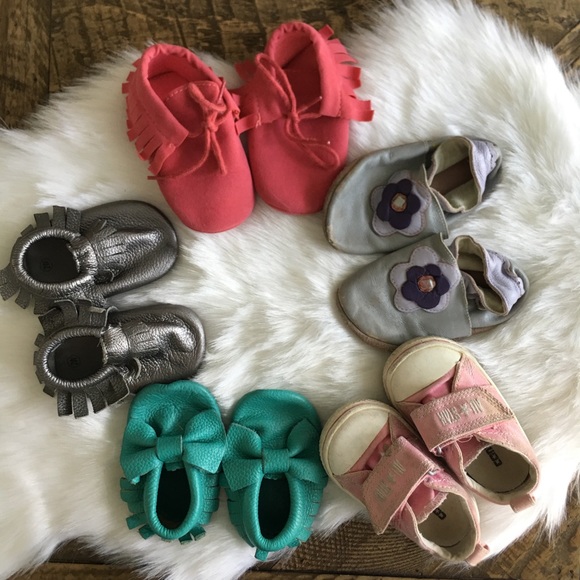 Converse Other - Baby Girl Bundle of Shoes